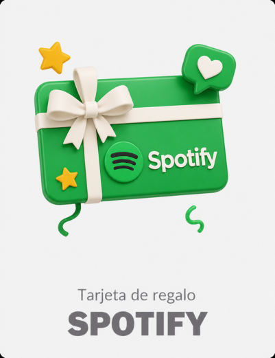 Tarjeta de regalo Spotify
