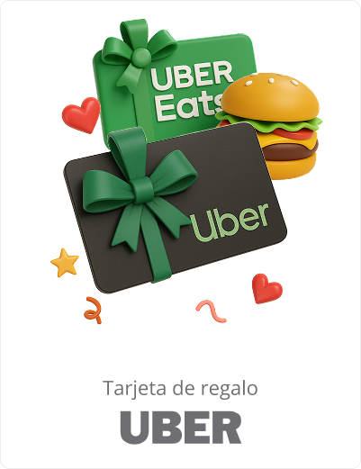 Tarjeta de regalo Uber Eats